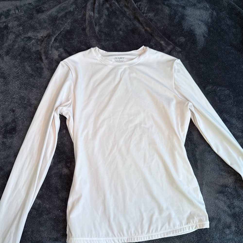 White Long Sleeve Top